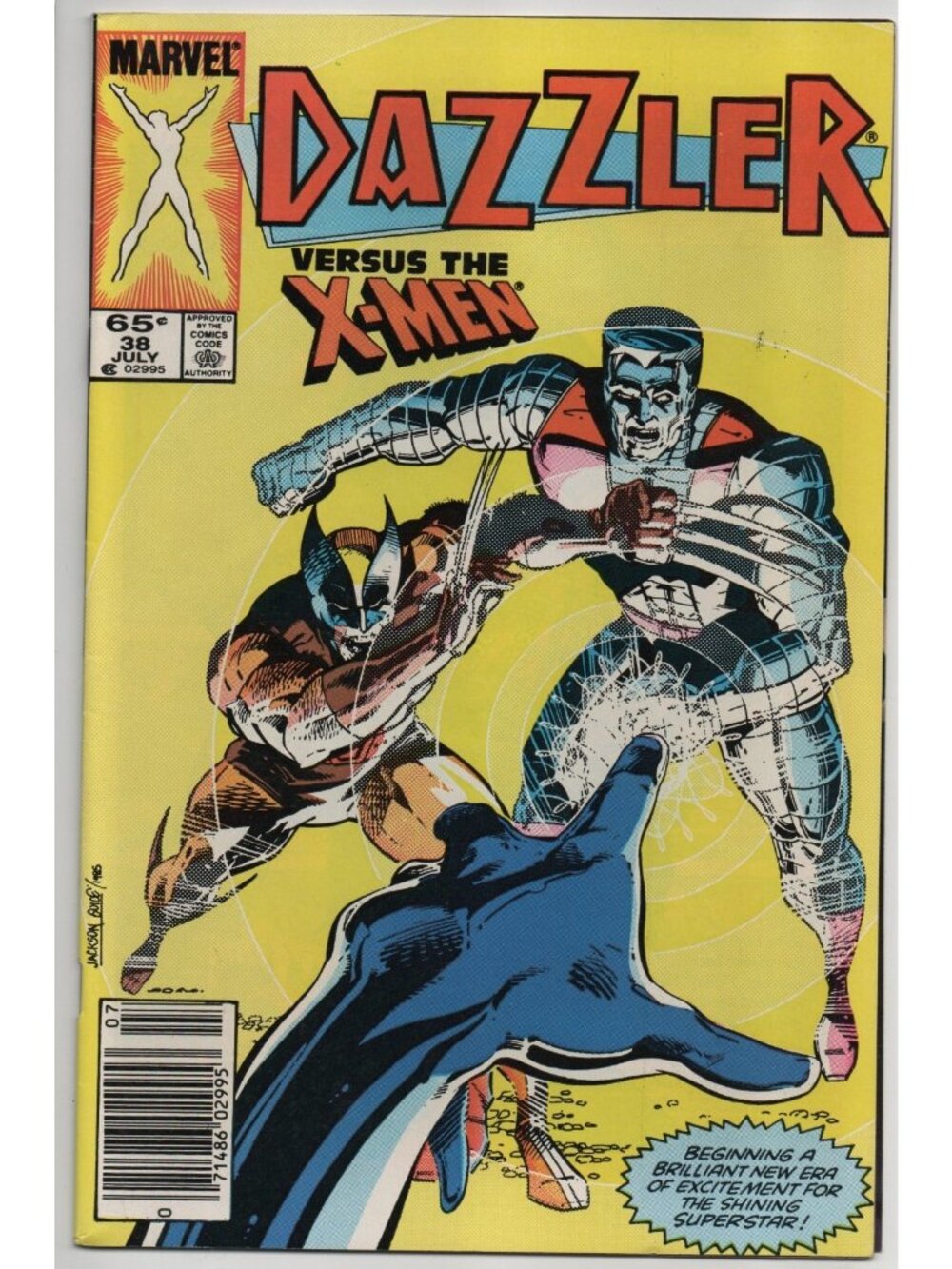 Dazzler 38 Marvel Comics 1985 FN/VF 7.0 X-Men Wolverine Colossus Newsstand
